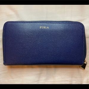 Furla Zip Around Leather Wallet